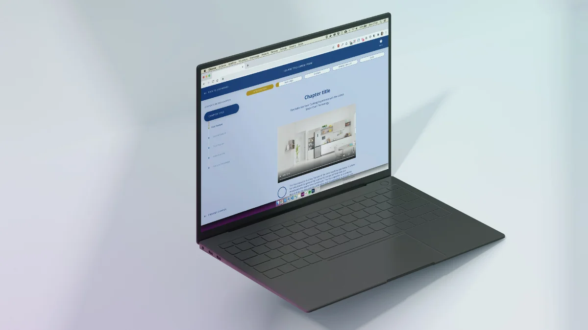 The redesigned dashboard on a laptop