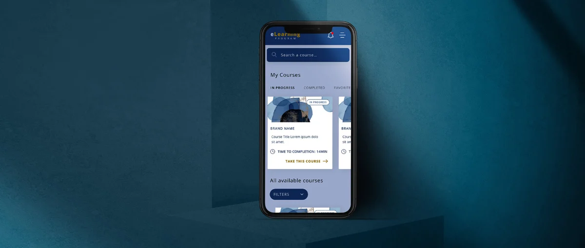 The platform on a phone