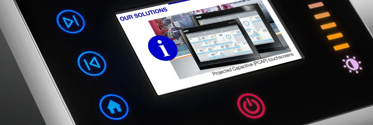 A SCHURTER HMI touchscreen panel
